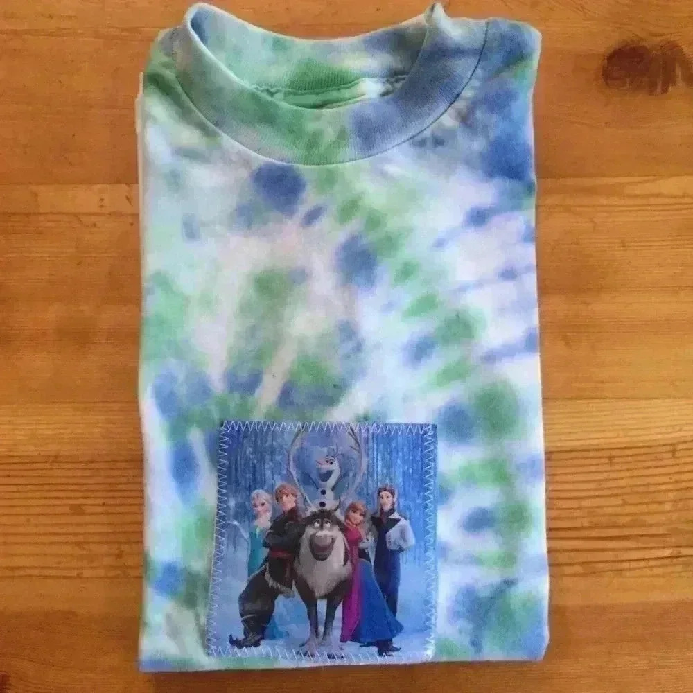 New! Frozen tie dye T shirt.